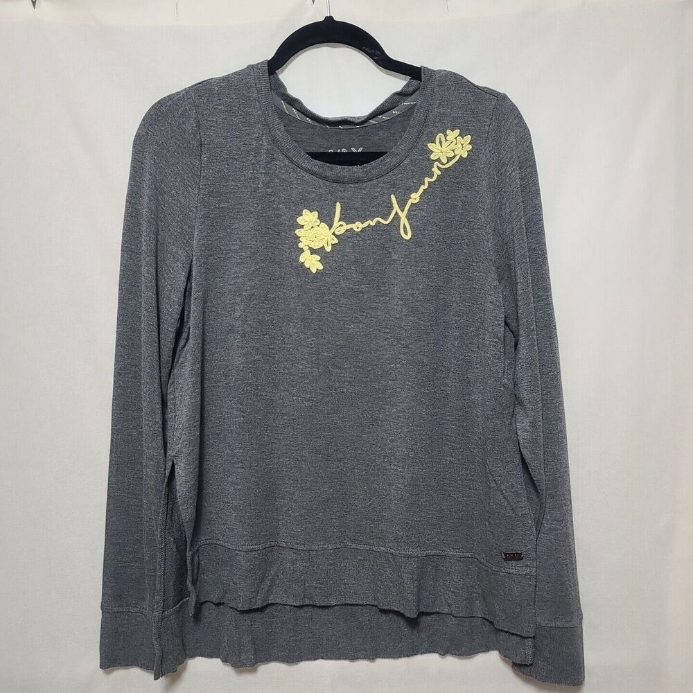 Marc New York Performance Womens Size M Sweater Tunic Top Grey Bonjour